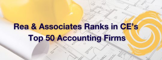 Rea & Associates在CE的前50家会计师事务所中名列前茅