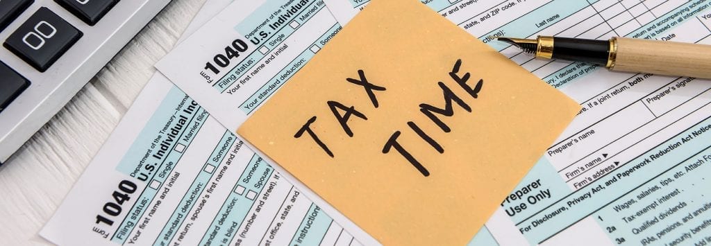 1040个人税表上的“缴税时间”备注