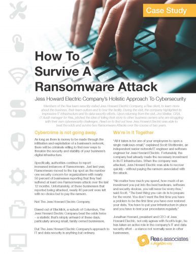 Jess Howard Electric | Case Study | How To Survive A Ransomware Attack