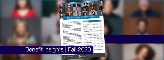 Benefit Insights Newsletter | Fall 2020