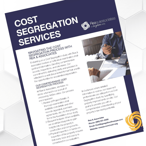 What is Cost Seg | One Pager