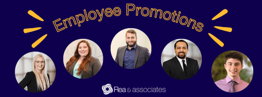 Rea & Associates Recognizes Outstanding Professionals with Mid-Year Promotions