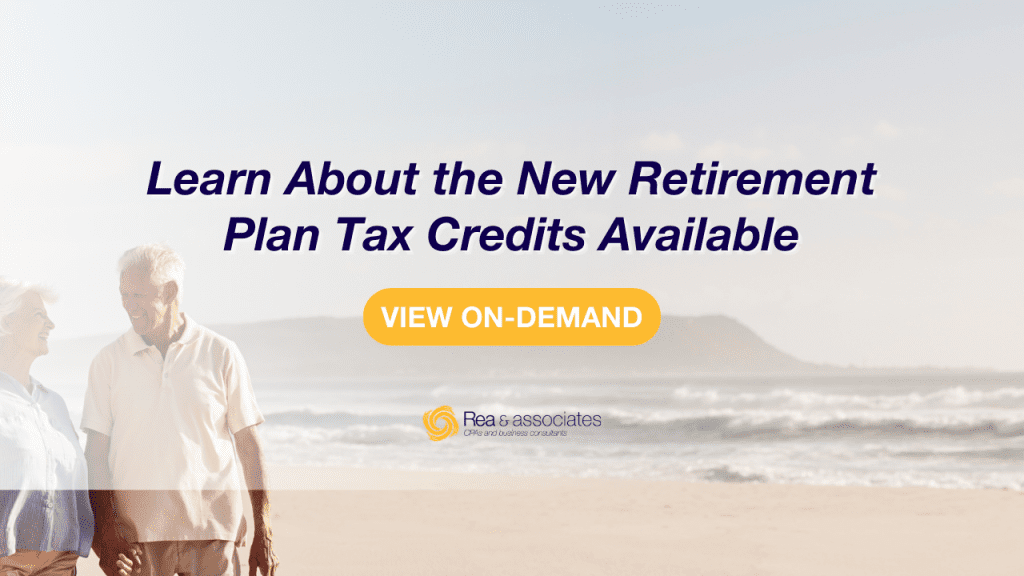 Pension Webinar Header | Rea CPA