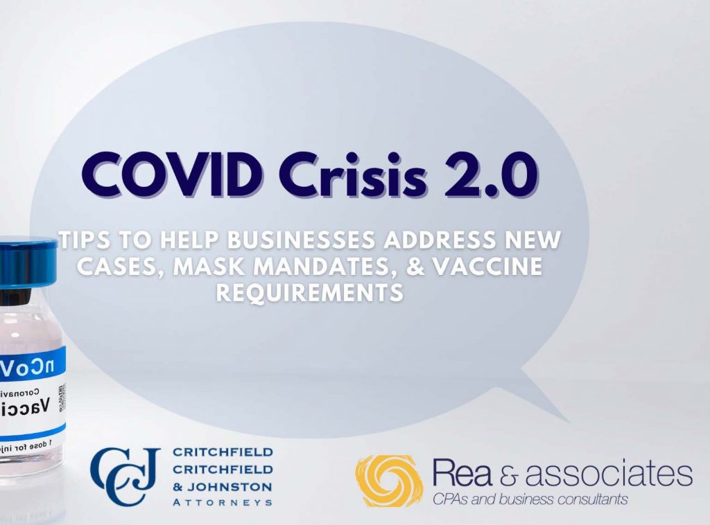 COVID Crisis 2.0 | Tips To Help Businesses Address New Cases, Mask Mandates, & Vaccine Requirements | Slide Deck Presentation | Ohio CPA Firm