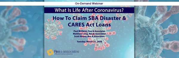 How To Claim Disaster & CARES Act Small Business Loans | On Demand Webinar | Ohio CPA Firm