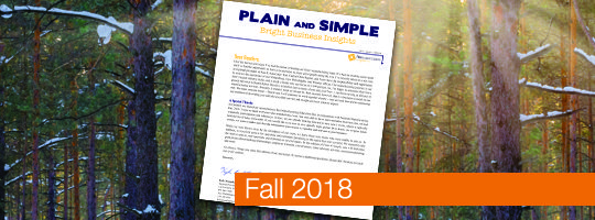 Plain & Simple | Fall 2018